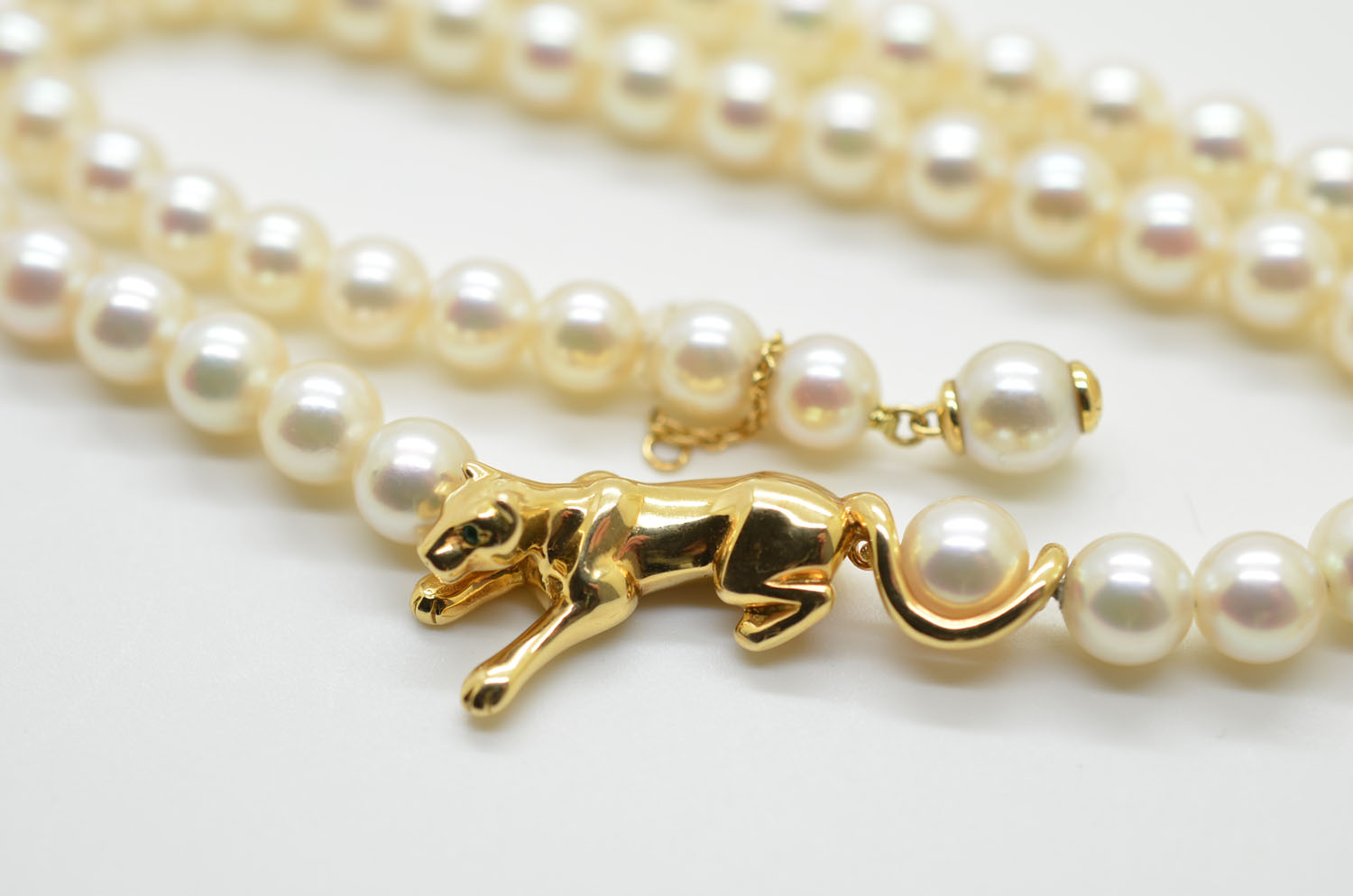 カルティエ パンテール パール ネックレス