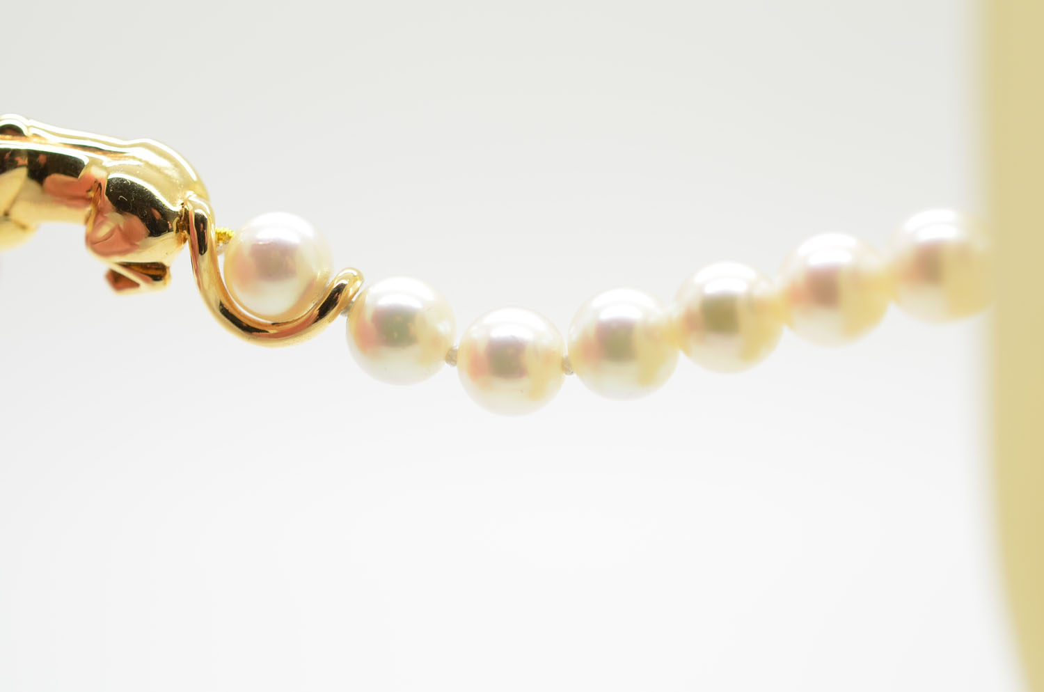 カルティエ パンテール パール ネックレス